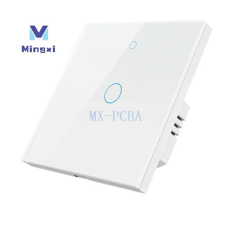 1 Gang Smart Touch Switch, White/Black